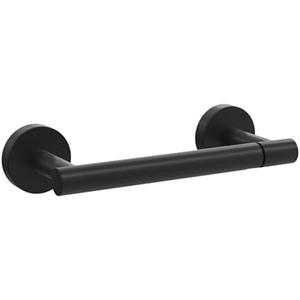 BVL Toilet Paper Holder Matte Black Wall Mount Stainless Steel 304 Large Mega Roll