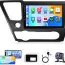 Naifay Android Car Radio for Honda Civic (NonJ.B.L Version) 2013 2014 2015 2016 2017 Stereo with CarPlay Android Auto, 9inch Touch Screen for Civic Car Stereo Bluetooth GPS WiFi SWC+MIC Can Bus