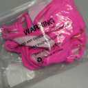 Hilinker Womens Cut Out Sexy One Piece Swimsuit Monokini One Shoulder Tummy Control Bathing Suits (Medium, Pink)