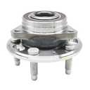 DJB 513288 Front/Rear Wheel Bearing Hub Assembly Fit for 13-15 Chevy Malibu, 14-17 Impala, 10-17 Equinox, for GMC Terrain, for Cadillac CTS/XTS, for Buick Lacrosse Regal, for Saab 9-5, 5 Lug w/ABS