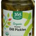 365 by Whole Foods Market, Organic Kosher Dill Pickles, 24 fl oz