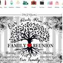 7x5ft Family Reunion Backdrop Family Tree Leaves Our Roots Run Deep Photography Background Welcome Family Members Gathering Party Decoration Supplies Banner