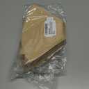 2 x #4 Cone Coffee Filters, 100 Count, 8-12 Cup, Unbleached Natural Paper, No Blowout, Disposable for Pour Over and Drip Coffee Maker