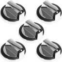 W10284885 Stove Knob Gas Control Assembly Compatible with Whirlpool Range Oven Burner Accessories Replacements Part WPW10284885 AP6018699 PS11752001 (5PCS)