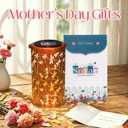 DIBIEECN Mothers Day Gifts for Mom, Birthday Gifts Grandma Ladies Solar Lanterns Outdoor Hanging Hollowed-Out Metal Waterproof LED Garden Decor Outside for Patio Yard Porch, Dragonfly, 1 Pack