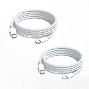 USB C to USB C iPhone 15 16 17 Charger Cable 3FT 2 Pack for iPhone 17 Pro Air /16e 16 15 Pro Max/15 Plus,USB Type C to C Cable Car Fast Charging Cord for Samsung Galaxy S23 FE Ultra S22 S21 FE S20 (White)