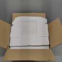 RomanticBaking 101PCS 5x5x2 Inch Cookies Boxes with Clear Window for Bakery, Strawberries, Chocolate Bomb, Cakesickle, Mini Cake, Cinnamon Roll