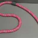 3.3 lbs Soft Spring Hula Hoop, Weighted Hoops for Adults, Foldable and Portable Hula with Body Tape Measure, Loss Fitness Hoop (Pink)