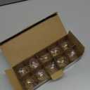 Brightown G40 Replacement LED Light Bulbs, 10 Pack Clear Globe Bulb fits E12 C7 Candelabra Screw Base Sockets, 1.5 Inch Dimmable Edison Light Bulbs for Indoor Outdoor Patio Decor, Warm White