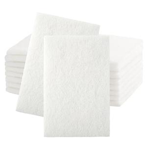 SANDPROX Scuff Pad 6” x 9” White Light Duty General Purpose Scuff Pads, 1200 Grit, 10 PCS Scotch Brite Pads for Final Scuffing, Surface Adhesion Preparation, Cleaning