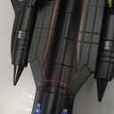 Double Fighter Jet Toy, F18 & SR71 Diecast Planes with Lights & Sounds, Pull Back Military Airplane Toy Gift for Toddler,Kids, Boys