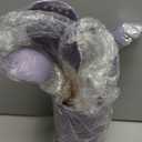 Silicone Kitchen Utensil Set,8 Pieces Cooking Kitchen Utensils Set with with Wooden Handle,Non Stick Silicone Gadgets Utensil Set with Holder,Heat Resistant Cooking Tools Set for Cooking (Purple)