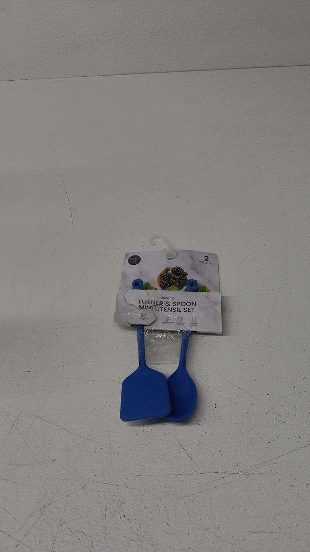 CORE 2PC SILICONE UTENSILS TURNER SPOON