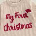 Adobabirl Baby Girl Boy Knitted Sweater Bubble Romper Long Sleeve Jumpsuit Festival Outfit Fall Winter Spring Clothes (Beige, XS)