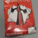 Morph Witch Costume Women, Wicked Costumes For Women, Halloween Costumes For Womens Adult (Large, Red)