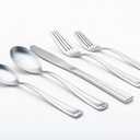 David Burke 20-Piece Avignon Flatware Set - Premium Stainless Steel Silverware, Elegant Utensil Set, Service for 4