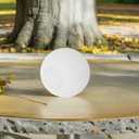 Cabilock Globe Lamp Cover 7-Inch Diameter White Plastic Dome Light Replacement for Floor and Hanging Lamps Compatible Fixtures for Home Decor