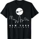 Christmas in New York City T-shirt T-Shirt 2 PCS Small