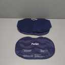 Forias Large Ice Pack for Back Pain Relief, 2 Pack Reusable Lower Back Gel Ice Wrap with Soft Plush Lining, Hot Cold Therapy for Lumbar Surgery, Sciatica, Herniated Disc, Coccyx Pain, Blue