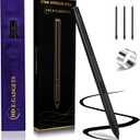EMR Stylus Pen for Remarkable 2, Samsung - 4096 Pressure Level Sensitivity, Palm Rejection, Natural Tilt, Magnetic Design, No Charging. Comes with 3 Spare Tips and a Pouch