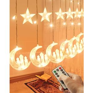 OLEEK Ramadan Lights Decorations - Ramadan Decorations for Home 2026 - Ramadan Decoration Lights - Ramadan Gifts for Kids - Ramadan Decor - Ramadan String Lights   - Ramadan led Lights