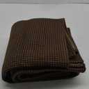 EARTHALL Woven Area Rug 4x6 Ft Washable Rugs for Entryway Non Slip Braided Throw Rugs Bedroom Carpet Cotton Entry Rug Cotton Floor Carpets for Bedroom Dining Room Living Room, Brown