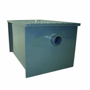 John Boos GT-100 Carbon Steel Grease Interceptor, 30.5" Long by 21.5" Tall by 22.25" Wide, 100 lbs Grease Capacity