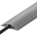 10FT Floor Cord Cover, Grey Cord Hider Floor, Durable Cord Covers for Wires on Floor, Cable Floor Cover Power Cord Cover, Floor Cord Protector Hide Cords on Floor Cord Cavity: 0.47" W x 0.24" H