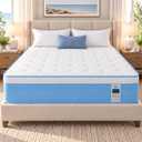 12 Inch Queen Hybrid Mattress, Medium Firm, Cooling Gel Memory Foam