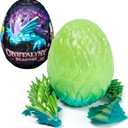 Dragons, 12.5-inch Collectible Articulated Dragon Toy Figure & Blind Box Display Egg, Fidget Home Office & Desk Decor (Styles May Vary)