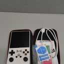 DVJQSN R36MAX Retro Handheld Game Console, 4.0 Inch 720x720 IPS Screen, Built-in 18,000+ Classic game, Portable Hand Held Open Source Linux System, 4000mAh Battery retro gaming console (White 64GB)