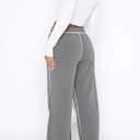 DISCIPBUSH Track Pants Women Sweatpants Lounge Pants (Gray, XL)