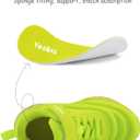 YESKIS Kids Light Up Sneakers for Boys Girls Running Tennis Shoes Lightweight Breathable Led Flashing Fizzzy Athletic Sport, Little Kid and Big Kid