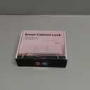 Anweller Smart Cabinet Lock, Hidden No Drill Adhesive Baby Proofing Child Proof Drawer Locks, Keyless RFID Bluetooth Cabinet Locks for Adults File Kitchen Cupboard Closet Liquor - Black