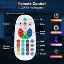 17 Colors Changing Liquid Motion Lamp with Remote,15.6" LED Night Light Relaxing Table Lamp for Kids & Adults, Liquid Light for Bedroom Home Decor (Black)