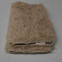 Soft Runner Rugs for Bedroom Hallways, 2x3 Beige Fluffy Shag Throw Area Rug for Bedside Dorm, Long Shaggy Furry Carpet for Nursery Living Room New Upgraded Non-Slip Bottom