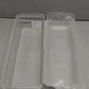 Kitchen Discovery Plastic Bread Box Container Preserve Bread Up To 5 Days and Keep Flavor and Freshness - Bread Box Plastic Storage