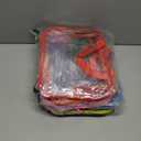 8 Pcs XL-Large Clear Toy Storage Bags with Zipper, Reusable PVC Waterproof Toy Organizer Bags with Portable Handle for Building Blocks, Puzzles, Board Games,and Travel Dust-Proof Storage (XL-Large)