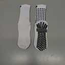 Lux Soccer Grip Calf Socks - White