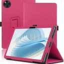 Case for DOOGEE U11 11 inch, DOOGEE U11 Tablet Case, Folding Stand Protective Cover with Pencil Holder and Wrist Strap, Full Protection. (Red)