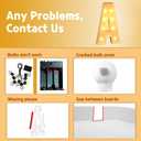 imprsv Marquee Letter, 3FT LAMP, Foam Board, LED, Battery Powered, Decorative Light, for Birthday, Graduation, Engagement, Wedding, Baby Shower