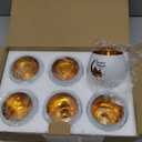 FoldTier 6 Pcs Ramadan Table Decor Ramadan Mubarak Candle Holders Glass Eid Mosque Decoration Votive Tealight Candle Holders for Muslim Gift Tabletop Centerpieces Islamic Party Home Decoration