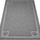 UPSKY Large Cat Litter Mat Trapper 35"×23" Traps Litters from Box and Paws Scatter Control for Folding Trapping Mat Soft for Floor on Sensitive Kitty Paws Easy to Clean