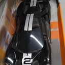 Jada Hyperchargers 1:16 2017 Ford GT Remote Control Car 2.4 GHz Black/White, Toys for Kids and Adults