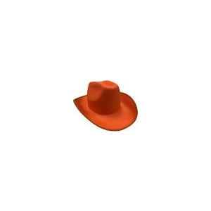 Adult's Rodeo Orange Cowboy Hat Costume Accessory. 4 pieces