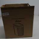 5 Gallon Bathroom Trash Can with Lid, Automatic Motion Sensor Black Trash Can, Touchless Slim Waterproof Garbage Bin for Kitchen, Bedroom, Office, and Bathroom