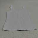PINKMSTYLE Women's Basic Double Lined V Neck Tank Tops Slimming Workout Summer Tops Sleeveless Shirts L, White