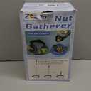 Zozen Nut Gatherer, Pecan Picker Upper, Walnut Picker Upper Roller, Side Opening Dump/Also Apply to Hickory Nuts, Chestnuts, Buckeyes, Golf, Butternuts, Objects Size 3/4'' to 2''; 1.5 Gallon (Blue)