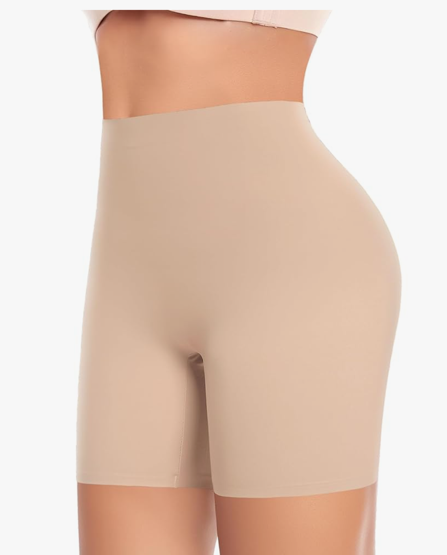 Womens Seamless Shaping Boyshorts Panties Tummy Control Underwear Slimming Shapewear Slip Shorts M