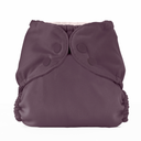Esembly Cloth Diaper Outer - Waterproof Cloth Cover and Reusable Swim Diaper, Breathable Layer Over Absorbent Inner for Blowout-Proof Diapering - Size 1 (7-17 lbs), Plum